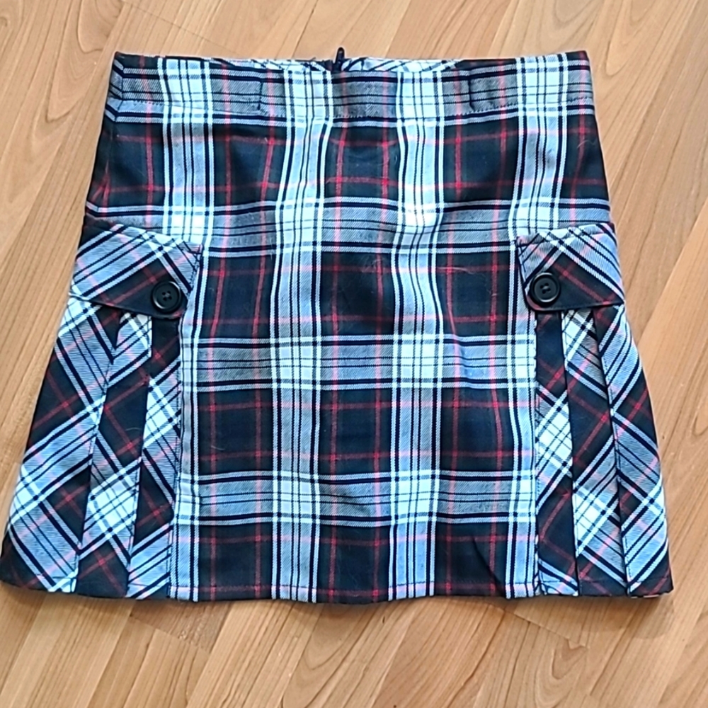 Lands End plaid skirt, Girls, size 10